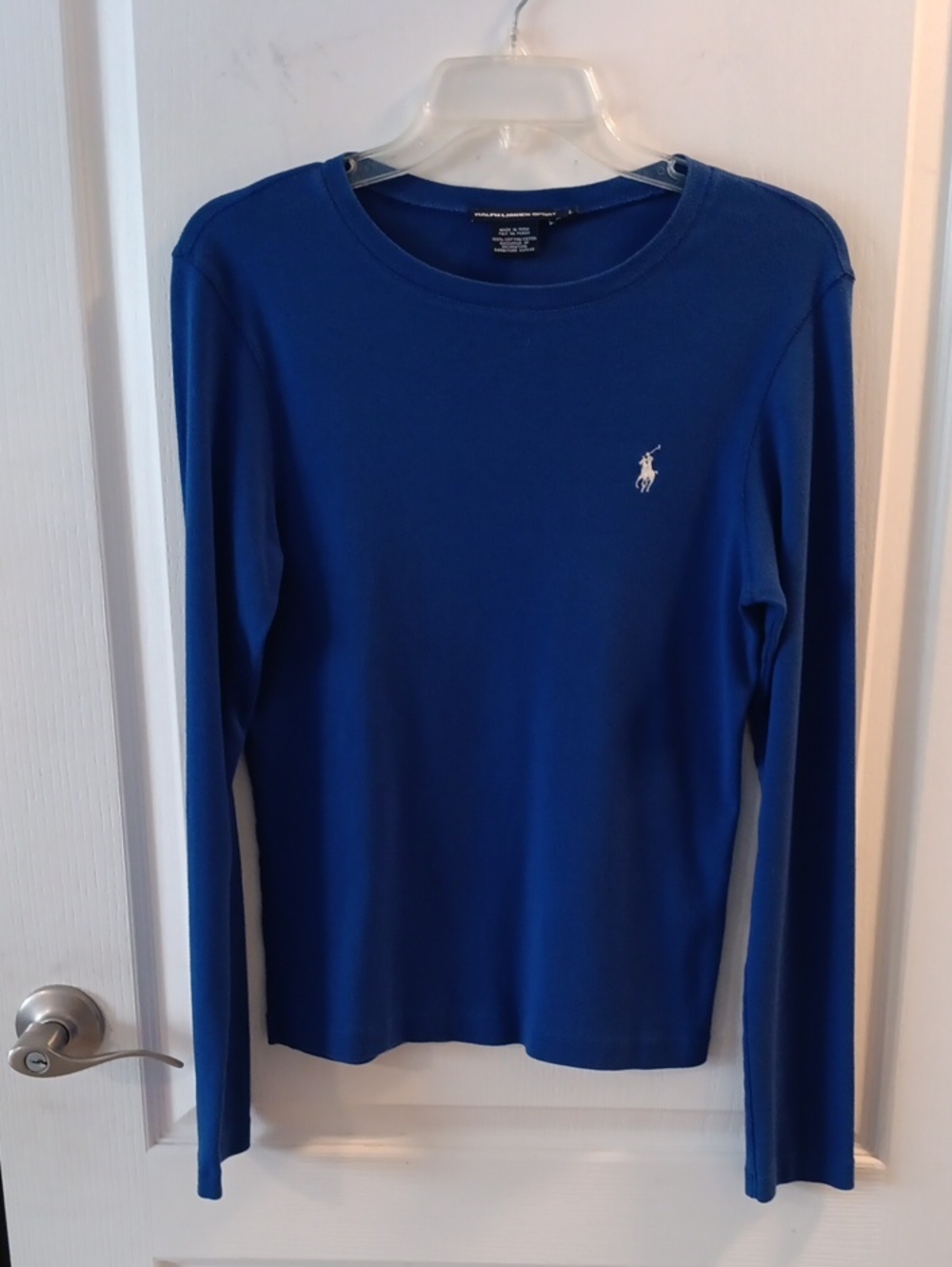 Polo by Ralph Lauren Women's Long-Sleeve Crewneck Sweater - Royal Blue
